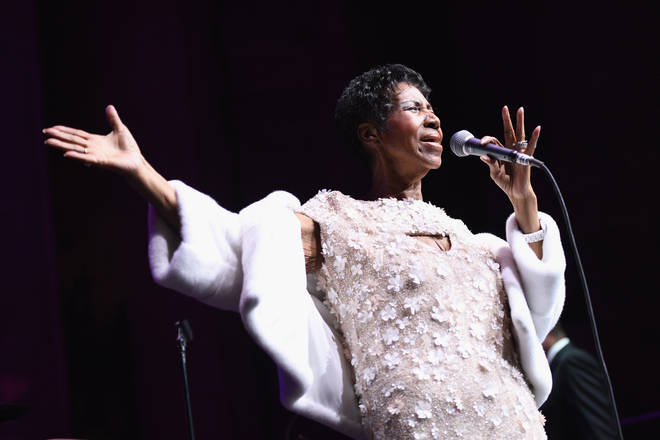 Jennifer Hudson has spoken about the 'honour' she feels at bringing the civil rights activist's to life to a bigger audience. Pictured, Aretha Franklin performing in New York in 2017.