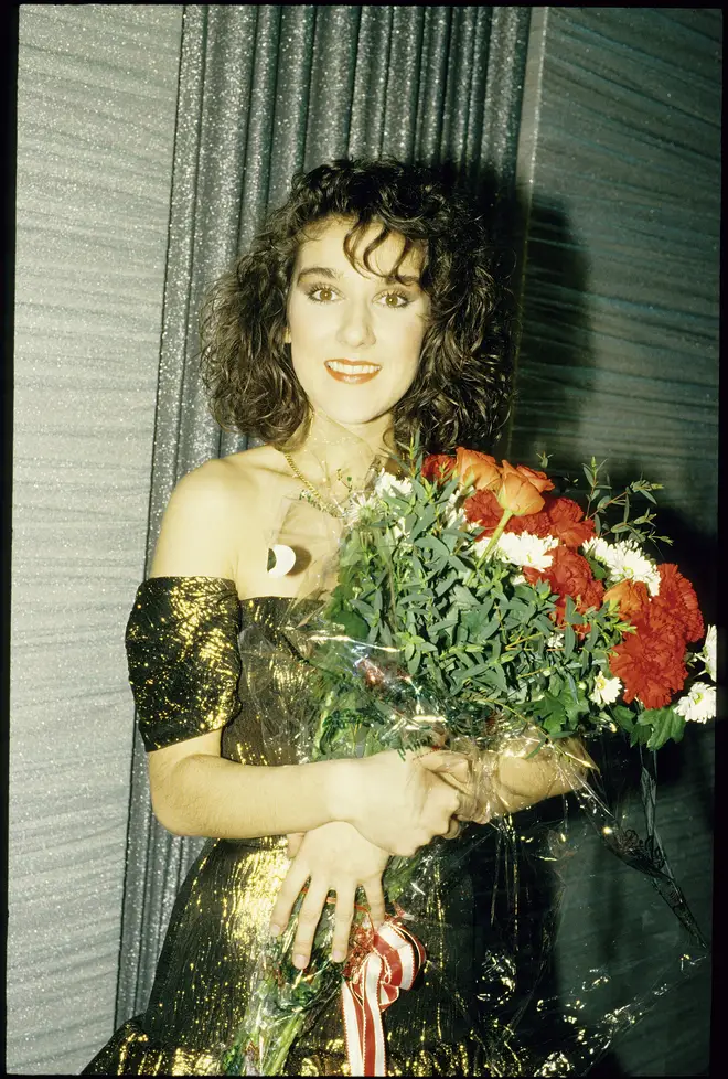 Celine Dion became an overnight star and went on to sell over 250 million records worldwide. Pictured at Eurovision in 1988.