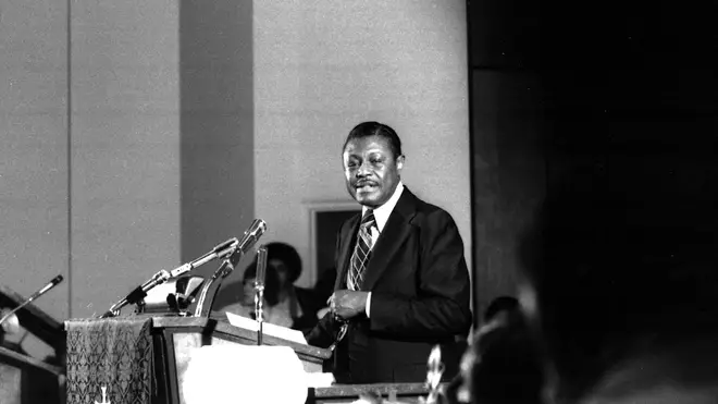 Reverend Franklin In Detroit in 1976