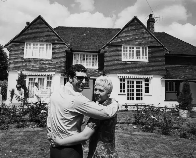 Sir Tom also shared that the pair had fallen in love when they were both just 12-years-old (pictured, outside their home in Wales in 1967)