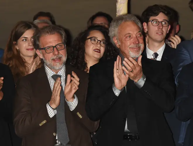 Tom Jones' son Mark (pictured with the star in 2015) has been the singer's manager since 1986.