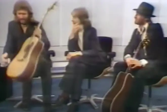 The Bee Gee brothers were guests on TV show 'Parkinson' in 1982 when they were asked to give an impromptu rendition of their 1967 hit 'Massachusetts'.