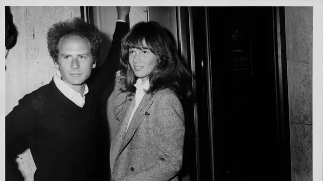 Art Garfunkel And partner Laurie Bird in 1978