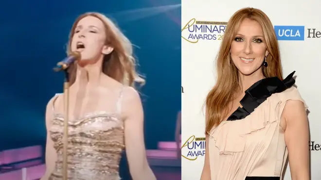 'Aline' features a lookalike lead actress (left) but no mention of Celine Dion's name.