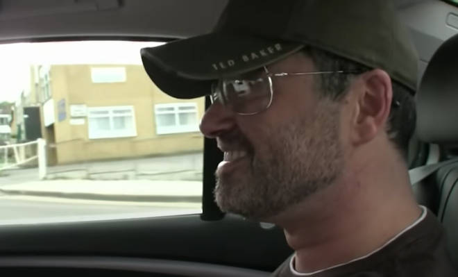 The video then cuts to the car moving, while a highly amused George Michael says: "This is brilliant," before doing a perfect impersonation of the security guard: "I&squot;d know him a mile off and that is not George Michael!"