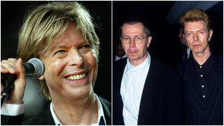 David Bowie wrote a funny and reflective letter to his good friend Gary Oldman (centre) to tell him of his cancer diagnosis just months before his death in 2016.