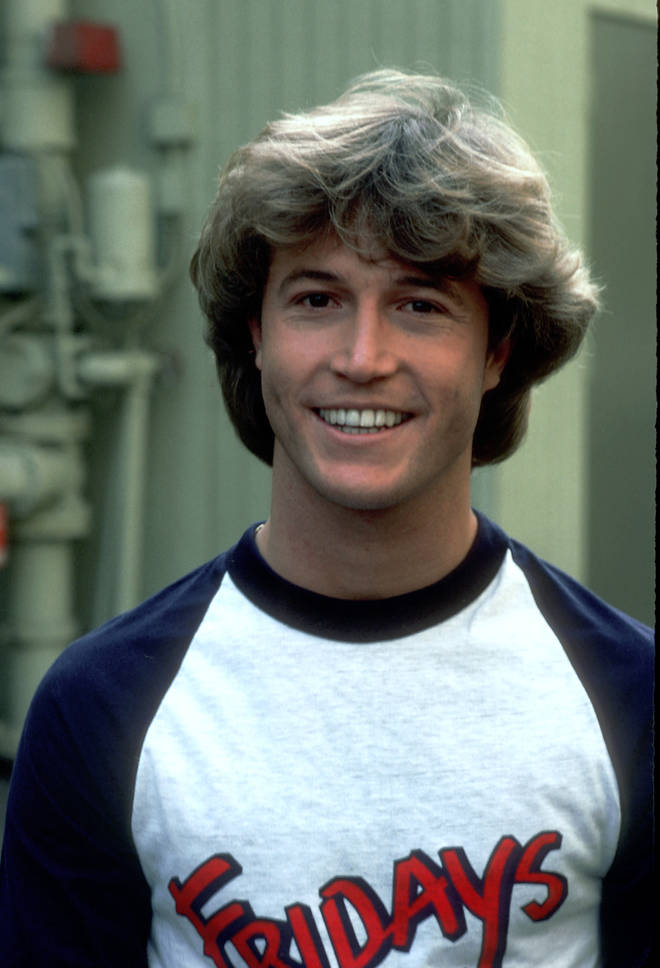 The Bee Gees announced Andy Gibb (pictured) would be officially joining their group as the fourth Bee Gee in 1988, but the youngest Gibb died just months later.