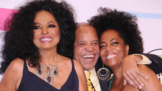 Diana Ross with Berry Gordy and their daughter Rhonda