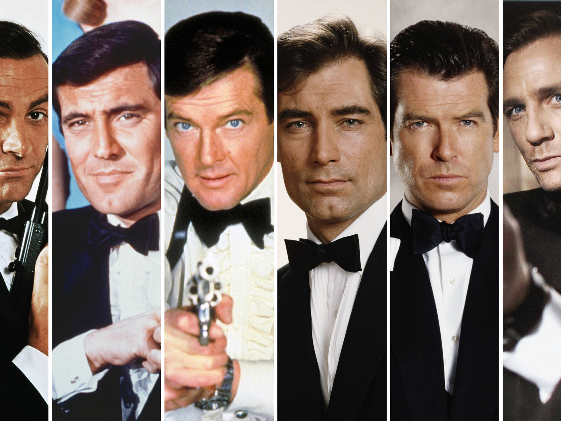 All James Bond Actors Together