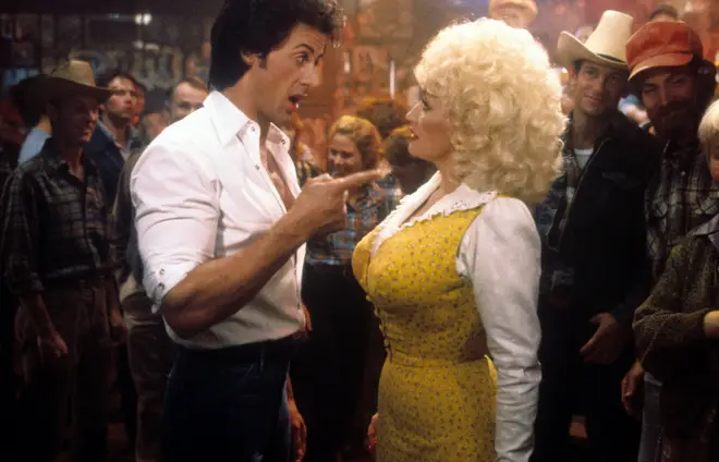 Watch Dolly Parton gush about 'Rhinestone' co-star Sylvester Stallone in unearthed interview clip
