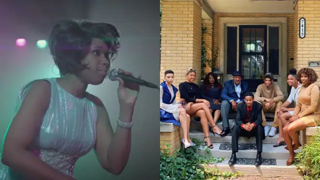 Jennifer Hudson visits Aretha Franklin's family in Detroit and new film clip shows her singing 'Respect'