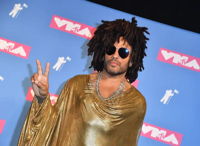 Lenny Kravitz at the 2018 MTV Video Music Awards on August 20, 2018. (Photo by ANGELA WEISS / AFP) (Photo by ANGELA WEISS/AFP via Getty Images)