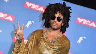 Lenny Kravitz at the 2018 MTV Video Music Awards on August 20, 2018. (Photo by ANGELA WEISS / AFP) (Photo by ANGELA WEISS/AFP via Getty Images)