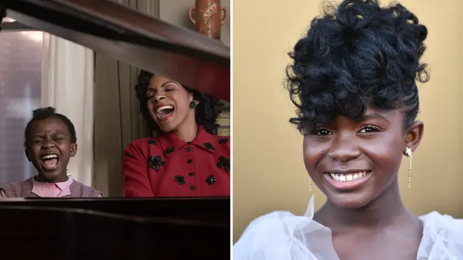 Skye Dakota Thomas stars as a young Aretha Franklin in Respect