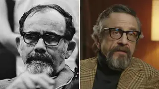 Marc Maron (right) plays Jerry Wexler in the Aretha Franklin biopic Respect
