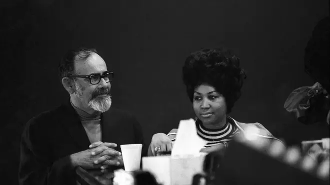 Jerry Wexler with Aretha Franklin in 1969