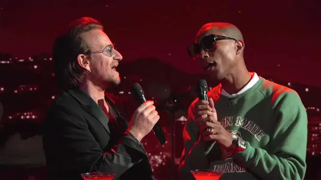 Bono and Pharrell