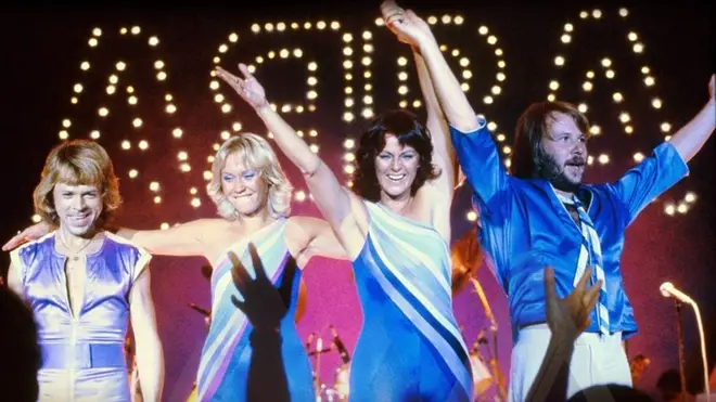 ABBA performing live at Wembley Arena, November 1979. (Photo: Polar Music/Universal)