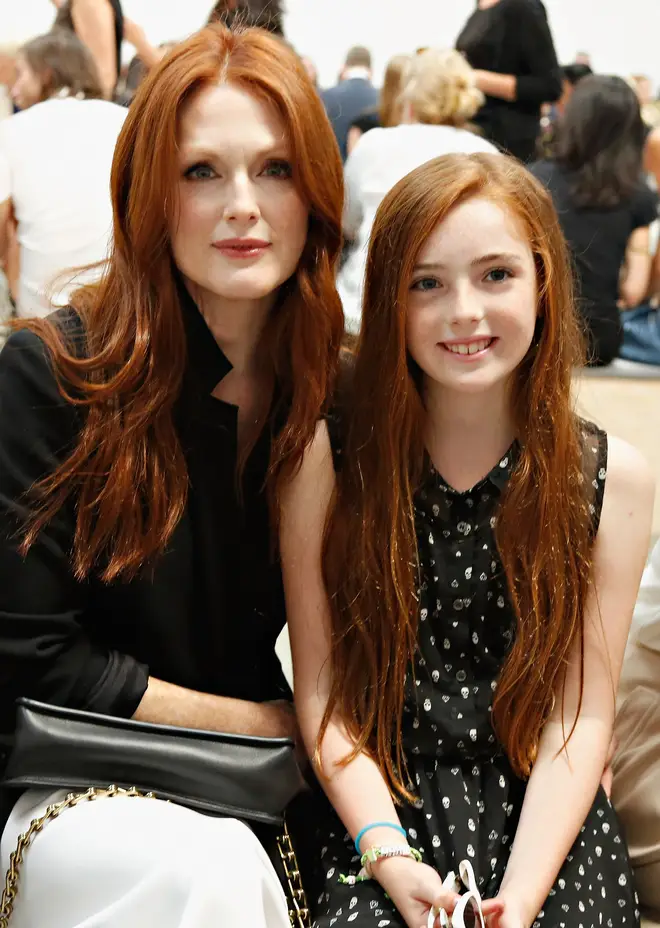 Julianne Moore and her daughter Liv