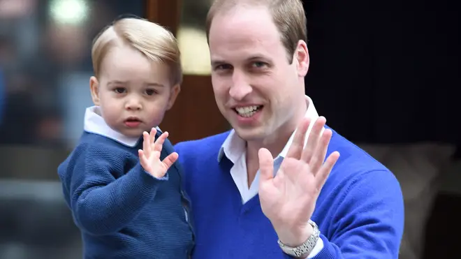 Prince William and his son Prince George