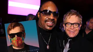 Elton John and Stevie Wonder