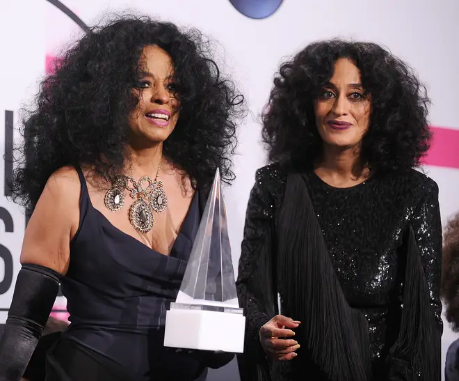 Diana and Tracee Ellis Ross in 2017