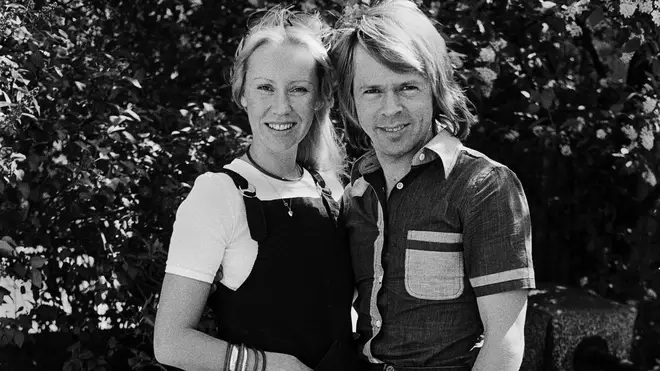 Agnetha and Bjorn in 1977