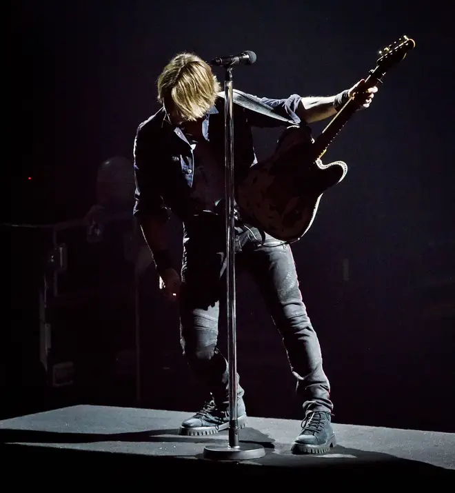 Keith Urban performing at the Country To Country Festival in Berlin, 2019. (Photo by Frank Hoensch/Redferns)