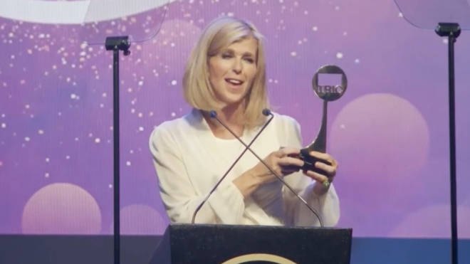 Kate Garraway wins special award celebrating over 20 years in broadcasting at TRIC Awards