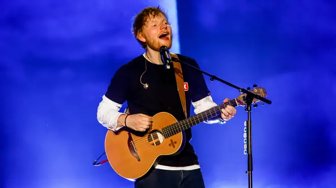 Ed Sheeran headlining Sziget Festival in Budapest, 2019. His concert was the biggest sold out in the whole history of this festival. (Photo by Luigi Rizzo/Pacific Press/LightRocket via Getty Images)