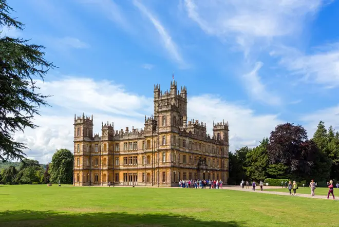 Downton Abbey is filmed at Hampshire's Highclere Castle