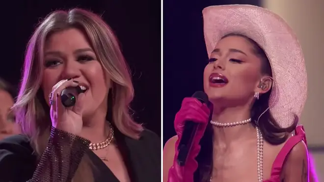 John Legend, Blake Shelton, Kelly Clarkson and Ariana Grande’s stunning performance of Aretha Franklin’s ‘Respect’