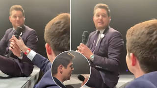Michael Bublé invited a fan to sing at his concert