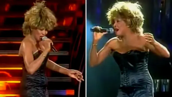 Watch Tina Turner’s spectacular live performance of ‘Goldeneye’ from the James Bond movie