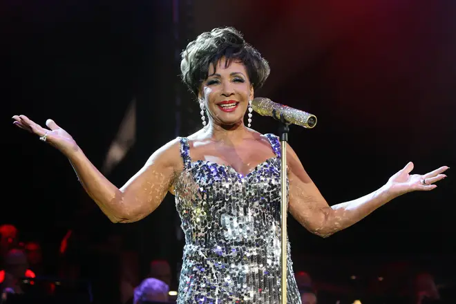 Dame Shirley Bassey performing at the BBC Electric Proms in 2009. (Photo by Gareth Cattermole/Getty Images)