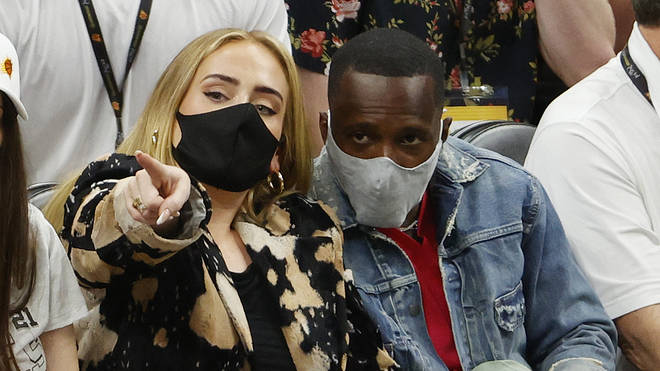 Adele and Rich Paul in 2021