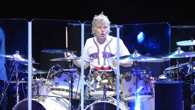 Zak Starkey of The Who performs on the first night of the band's residency at The Colosseum at Caesars Palace on July 29, 2017 in Las Vegas, Nevada. (Photo by Mindy Small/FilmMagic)