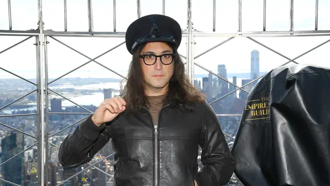 Sean Ono Lennon At Empire State Building Lighting Ceremony In Honor Of Father John Lennon's 80th Birthday on October 08, 2020 in New York City. (Photo by Dimitrios Kambouris/Getty Images for UMe)