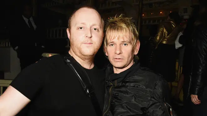 James McCartney (L) and Zak Starkey attend the launch of "Issues", a new album by SSHH in aid of Teenage Cancer Trust, at The Box on September 5, 2016 in London, England. (Photo by David M. Benett/Dave Benett/Getty Images)