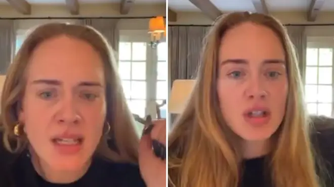 Adele on Instagram live discussing new single 'Easy On Me'
