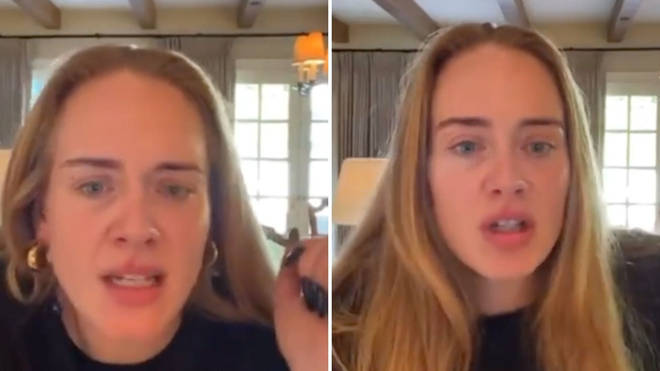 Adele on Instagram live discussing new single 'Easy On Me'