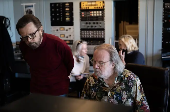 ABBA reunited in the studio before they reunite on stage. (Photo: Ludvig Andersson)