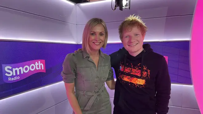 Jenni Falconer and Ed Sheeran