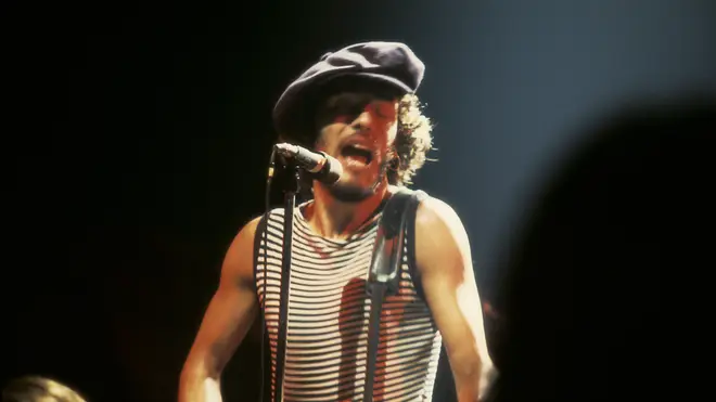 Bruce Springsteen performing in 1975. (Photo by Tom Hill/WireImage)
