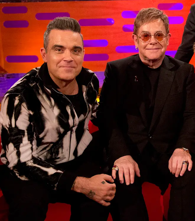 "Elton is the most loving, generous man" according to Robbie Williams.