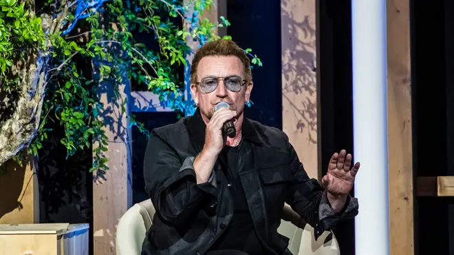 Tinted aviators were one style Bono donned for some time. (Photo by Elena Di Vincenzo/Archivio Elena di Vincenzo/Mondadori Portfolio via Getty Images)