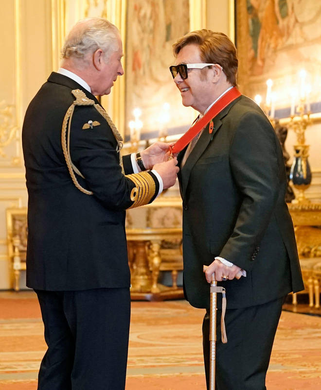 Sir Elton and Prince Charles have met many times over the years and evidently get on well.