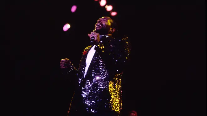 Marvin performing 'Sexual Healing' live in 1983. (Photo by Gary Gershoff/Getty Images)