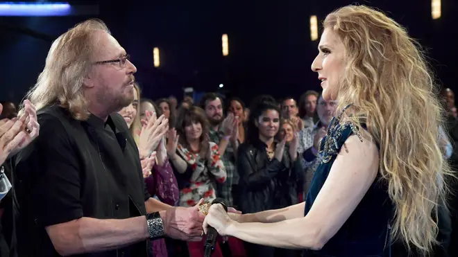 Bee Gees and Céline Dion's heartwarming friendship revealed in behind-the-scenes footage