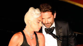 Lady Gaga and Bradley Cooper at the Oscars